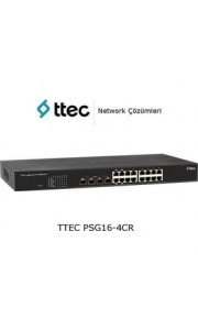 ttec Switch PSG16-4CR, 16 portlu Gi